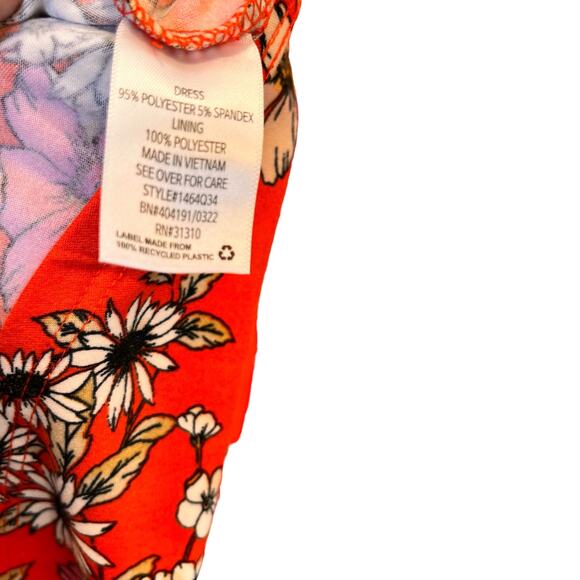 The General Good Scalloped Floral Sleeveless Dress Women's Size M - Picture 5 of 8